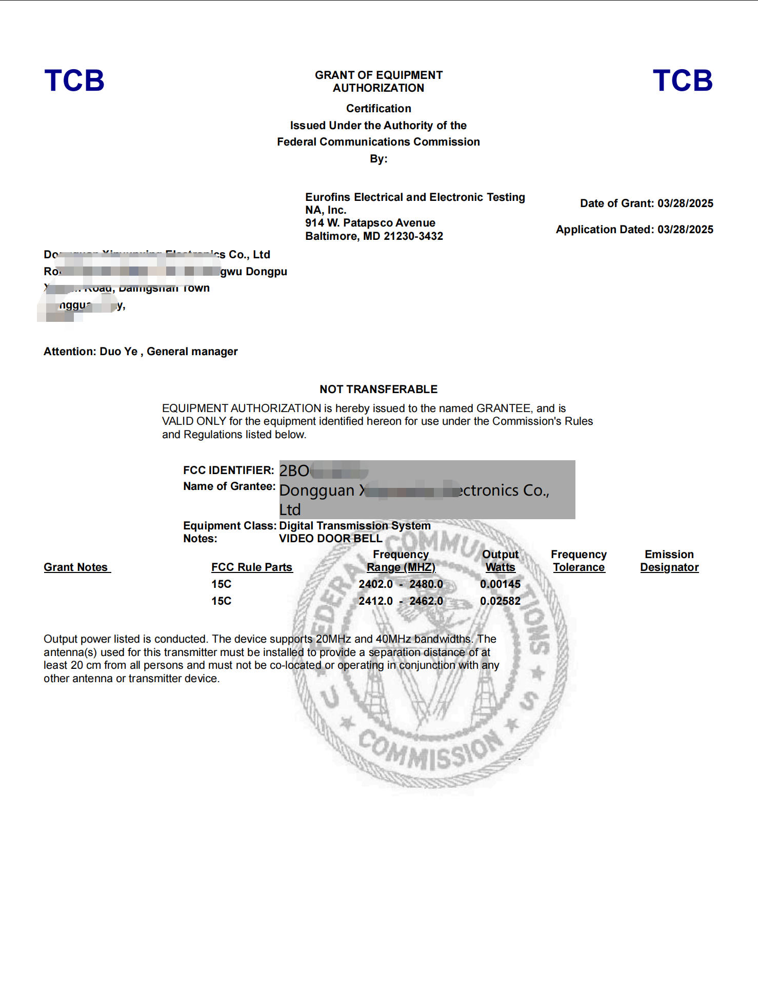FCC-ID